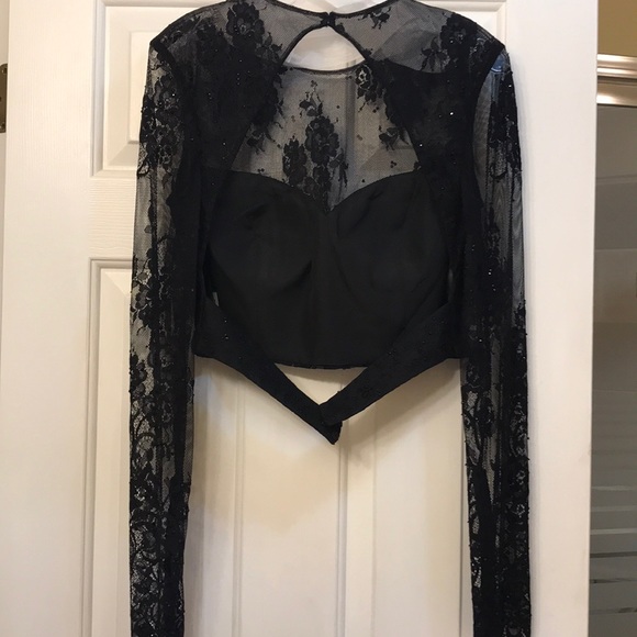 Two piece Sherri Hill Homecoming Dress - Picture 3 of 8